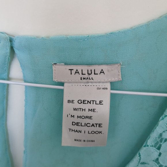 Aritzia Talula light blue lace tank Size S - Picture 2 of 4